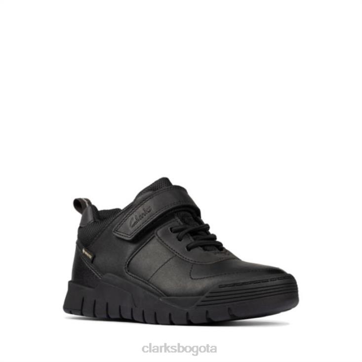 Clarks 0DX8L5785 clarks scooter de cuero negro up gore-tex niño cuero negro unisexo cuero negro