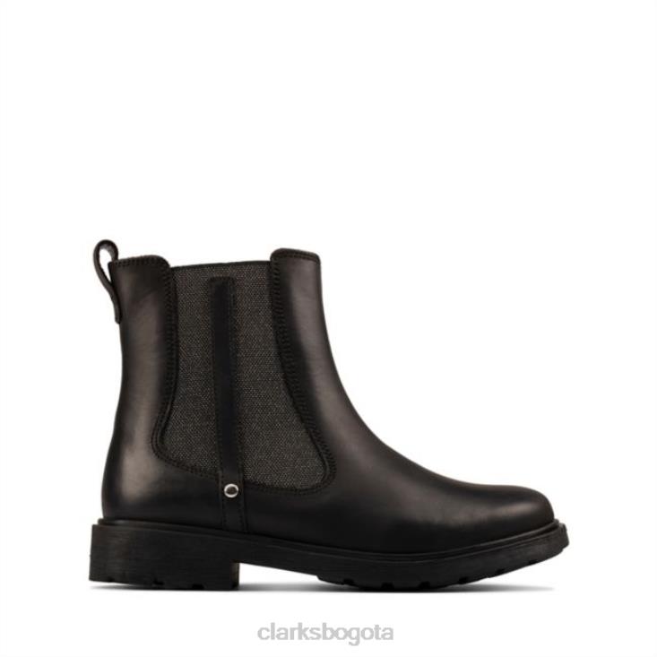 Clarks 0DX8L5786 clarks astrol ortoddler cuero negro cuero negro unisexo cuero negro