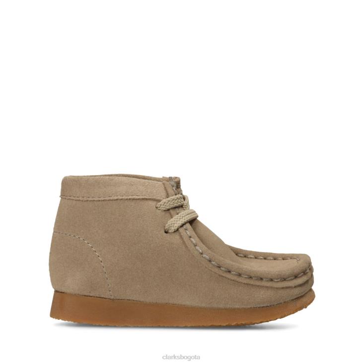 Clarks 0DX8L5789 bota wallabee gamuza arena clarks gamuza arena niños gamuza arena
