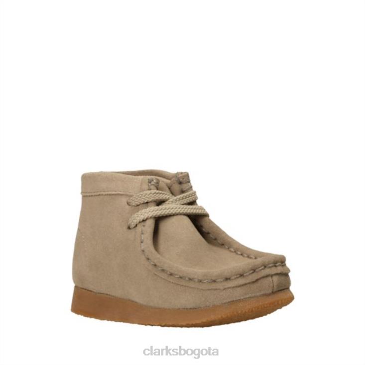 Clarks 0DX8L5789 bota wallabee gamuza arena clarks gamuza arena niños gamuza arena