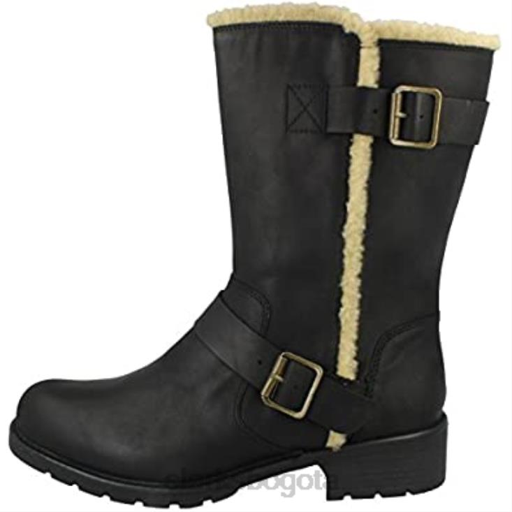 Clarks 0DX8L579 Bota clarks orinoco art de mujer de piel negra mujer cuero negro