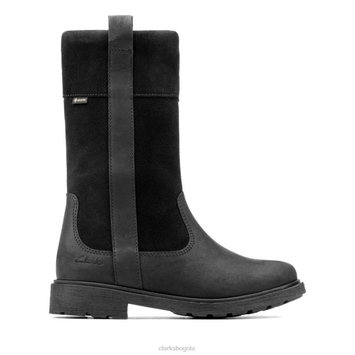 Clarks 0DX8L5790 astrol hi gore-tex niño cuero negro clarks de cuero negro niños cuero negro
