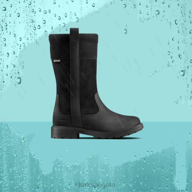 Clarks 0DX8L5790 astrol hi gore-tex niño cuero negro clarks de cuero negro niños cuero negro