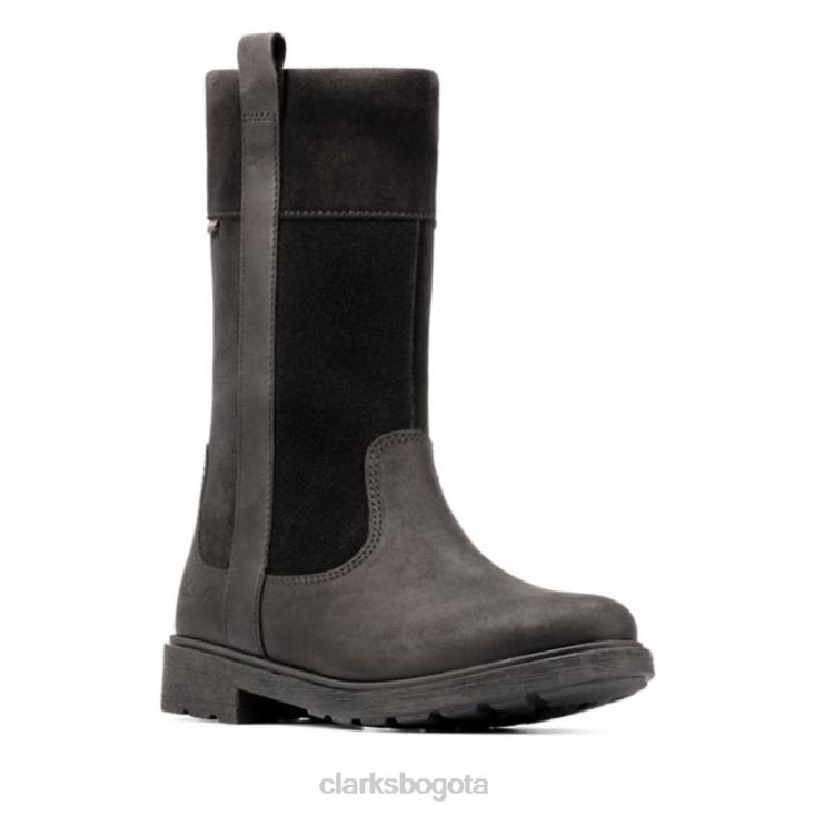 Clarks 0DX8L5790 astrol hi gore-tex niño cuero negro clarks de cuero negro niños cuero negro