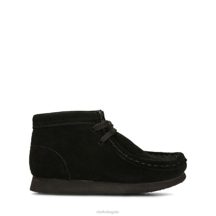 Clarks 0DX8L5794 Bota clarks wallabee ante negro ante negro niños ante negro