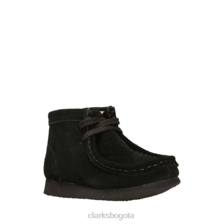 Clarks 0DX8L5794 Bota clarks wallabee ante negro ante negro niños ante negro