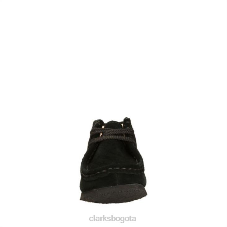 Clarks 0DX8L5794 Bota clarks wallabee ante negro ante negro niños ante negro