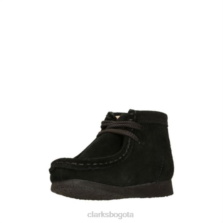 Clarks 0DX8L5794 Bota clarks wallabee ante negro ante negro niños ante negro