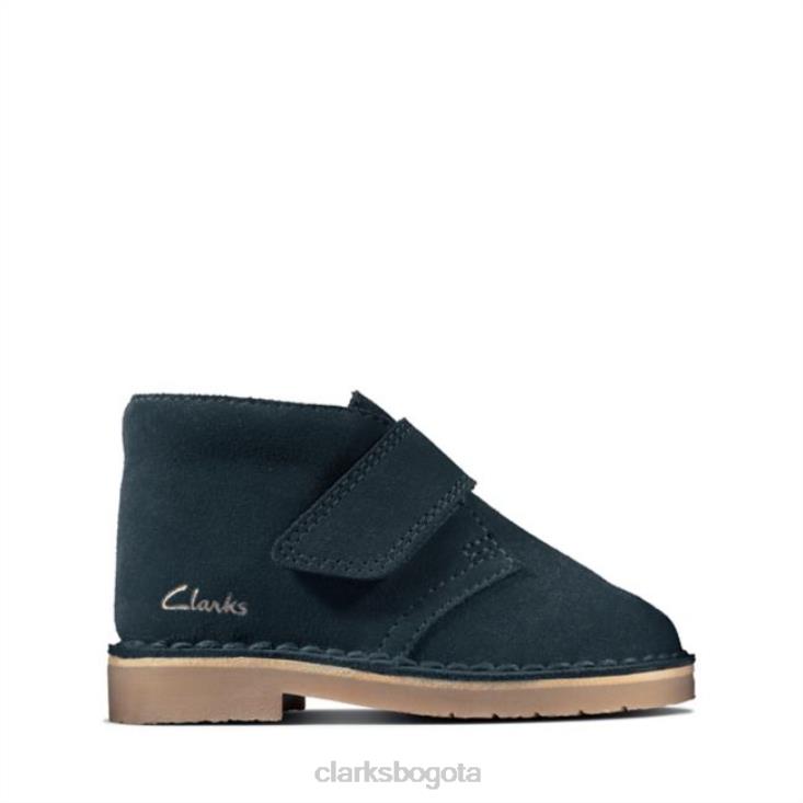 Clarks 0DX8L5798 bota desierto 2 niño ante azul marino clarks de ante azul marino niños gamuza azul marino