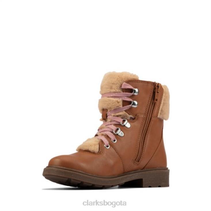 Clarks 0DX8L5800 cuero tostado clarks astrol excursionista niño cuero tostado niños cuero marrón