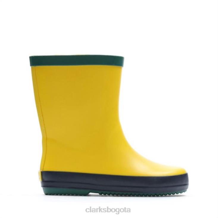 Clarks 0DX8L5804 clarks para niños pequeños tarri splash amarillos unisexo amarillo