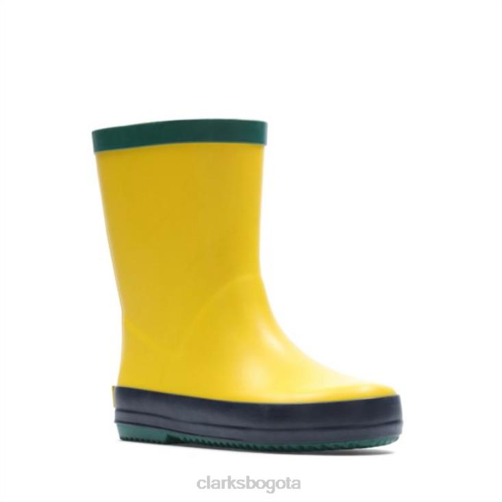 Clarks 0DX8L5804 clarks para niños pequeños tarri splash amarillos unisexo amarillo