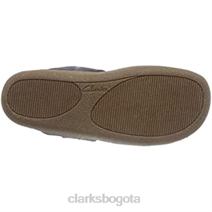 Clarks 0DX8L582 clarks pilton post chanclas de cuero negro para hombre hombres cuero negro