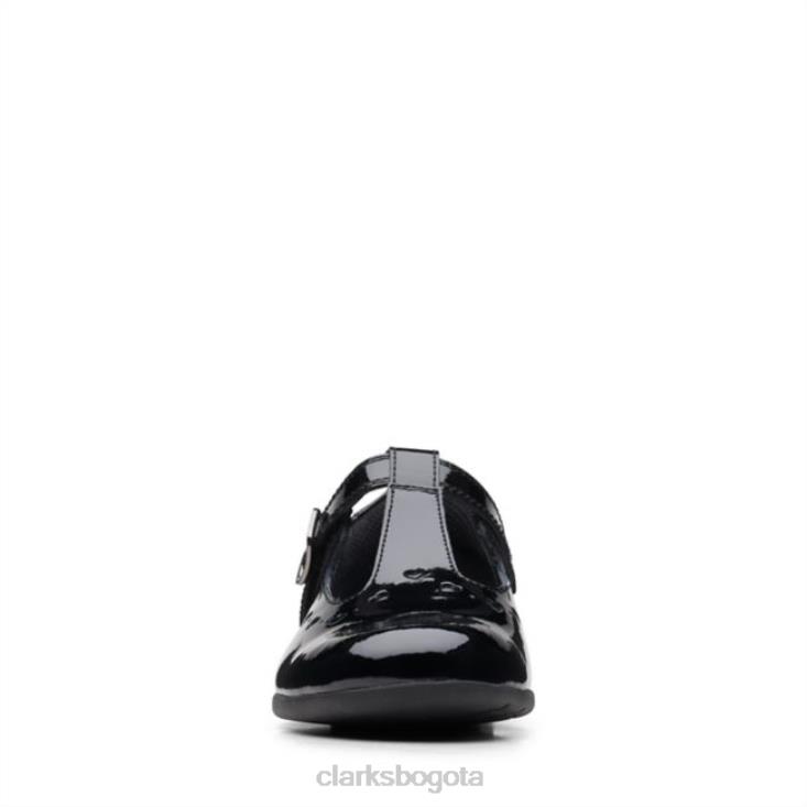 Clarks 0DX8L5820 vestido scala charol negro clarks charol negro mayor niños charol negro