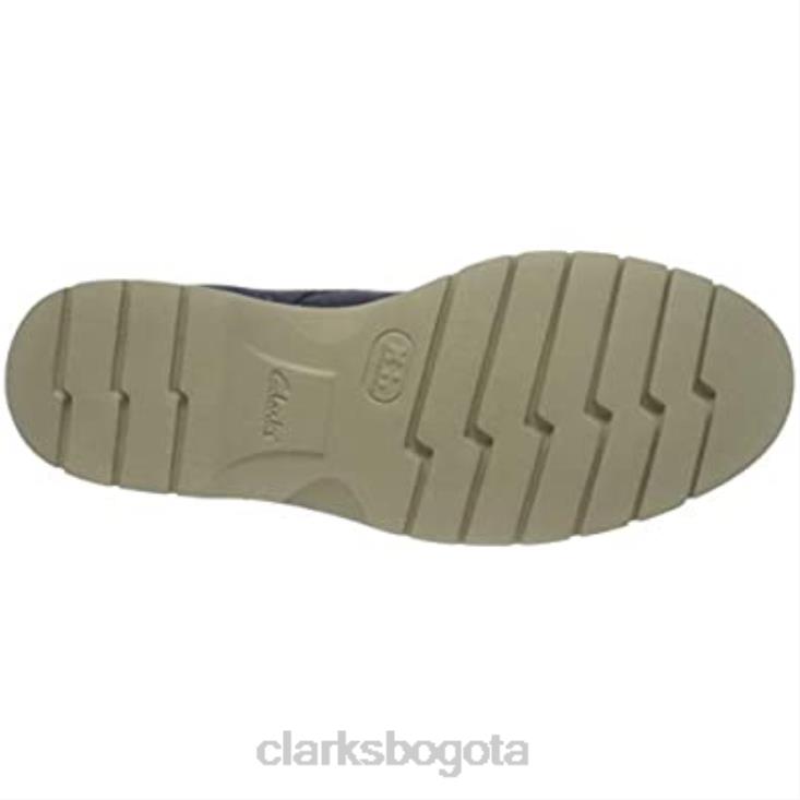 Clarks 0DX8L583 zapatos planos bayhill plaoxford clarks nobuck azul oscuro para hombre hombres nubuck azul oscuro