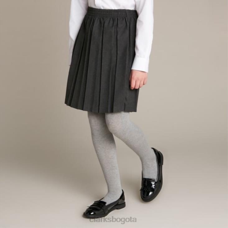 Clarks 0DX8L5832 charol negro clarks scala bright juvenil charol negro niños charol negro