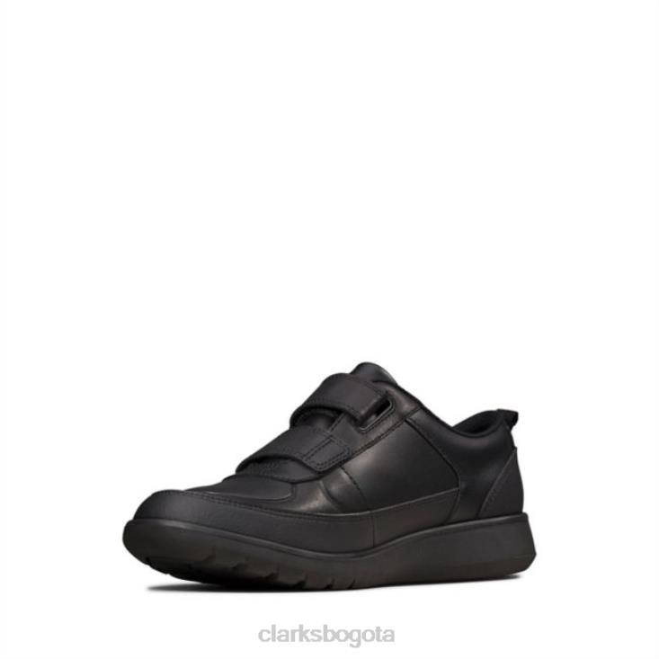 Clarks 0DX8L5833 clarks cuero negro scape flare juvenil cuero negro unisexo cuero negro