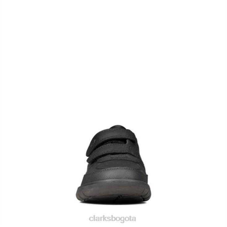 Clarks 0DX8L5834 clarks scape flare niño cuero negro cuero negro unisexo cuero negro