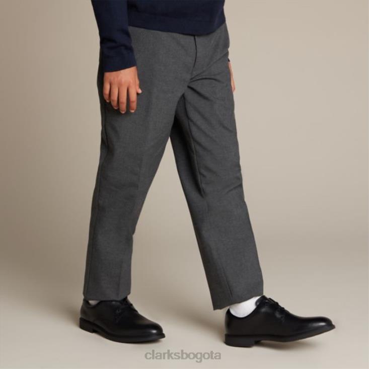 Clarks 0DX8L5835 cuero negro clarks scala loop juvenil cuero negro niños cuero negro