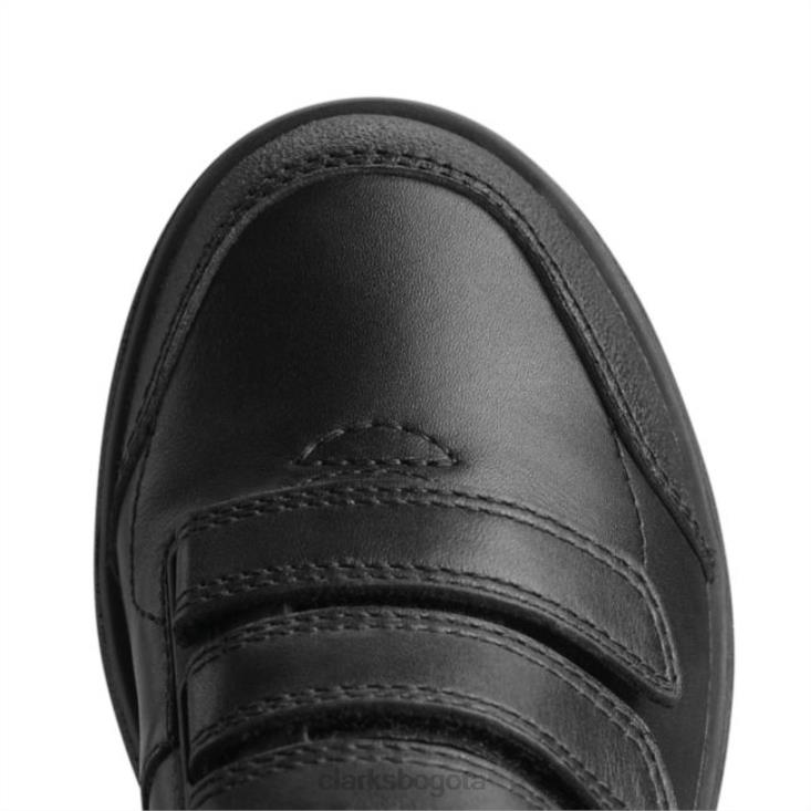 Clarks 0DX8L5840 cuero negro clarks scape sky niño cuero negro niños cuero negro