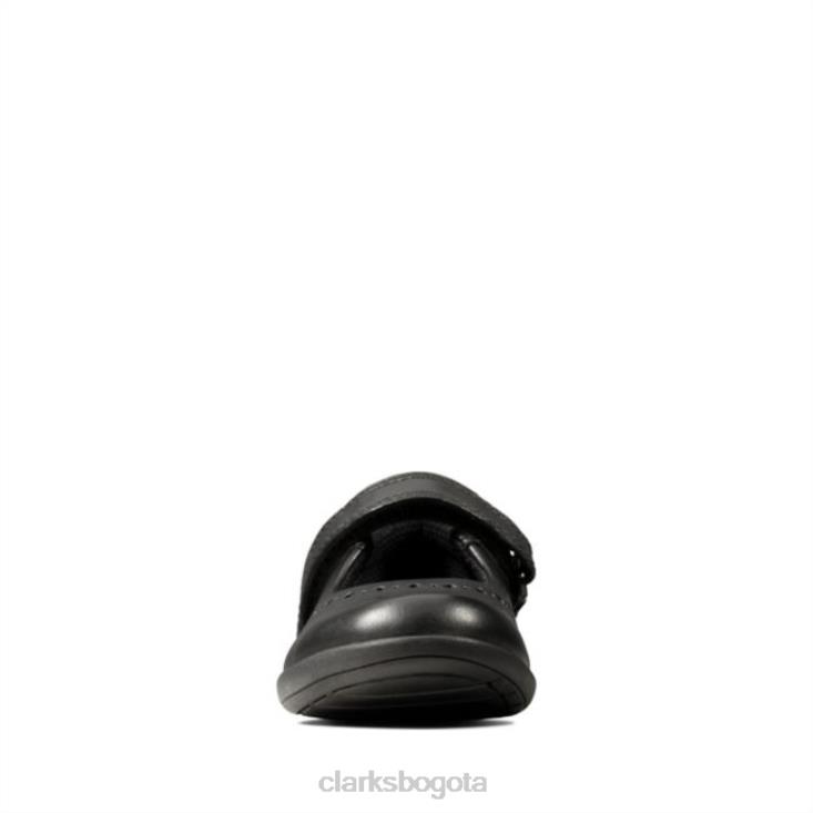 Clarks 0DX8L5858 clarks etch craft niño cuero negro cuero negro niños cuero negro