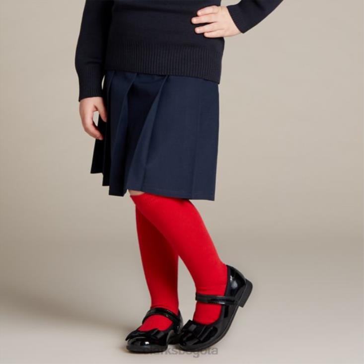 Clarks 0DX8L5875 charol negro clarks scala tap niño charol negro niños charol negro