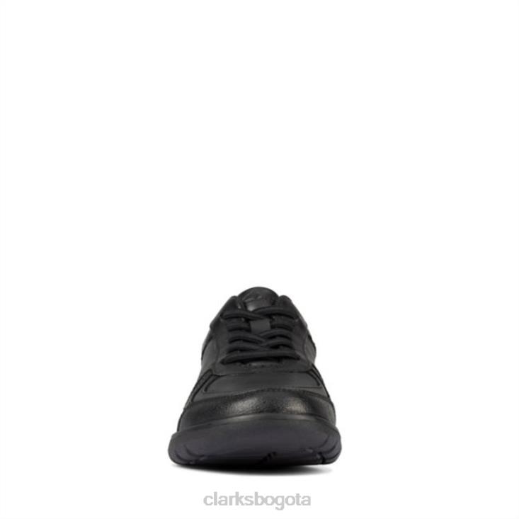 Clarks 0DX8L5880 clarks scape track niño cuero negro cuero negro niños cuero negro