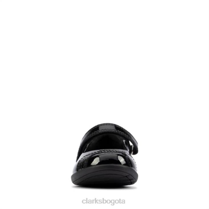 Clarks 0DX8L5888 charol negro clarks etch beam niño charol negro niños charol negro