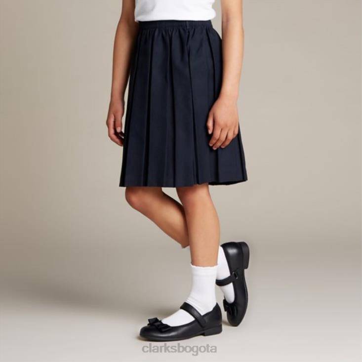 Clarks 0DX8L5891 cuero negro clarks scala tap kid cuero negro unisexo cuero negro