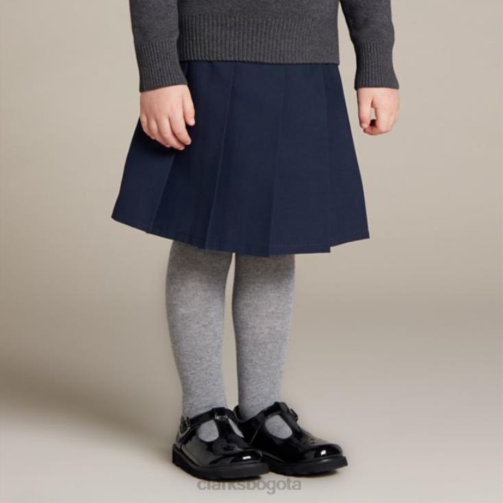 Clarks 0DX8L5892 corona de charol negro deseo niño charol negro clarks niños charol negro