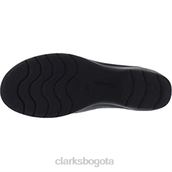 Clarks 0DX8L59 Mocasines sin cordones clarks cheyn madi de piel caída marrón oscuro para mujer mujer cuero caído marrón oscuro