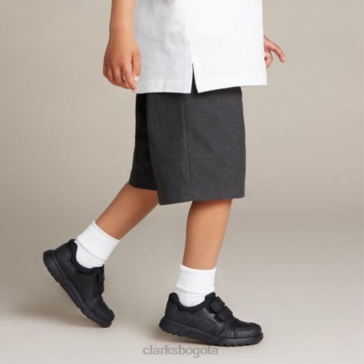 Clarks 0DX8L5903 blake street cuero negro clarks cuero negro niños cuero negro