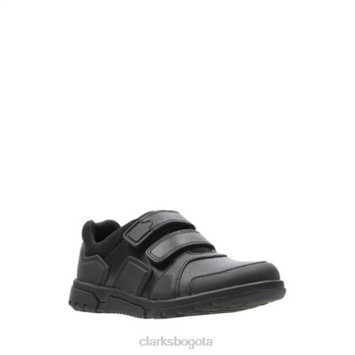 Clarks 0DX8L5903 blake street cuero negro clarks cuero negro niños cuero negro