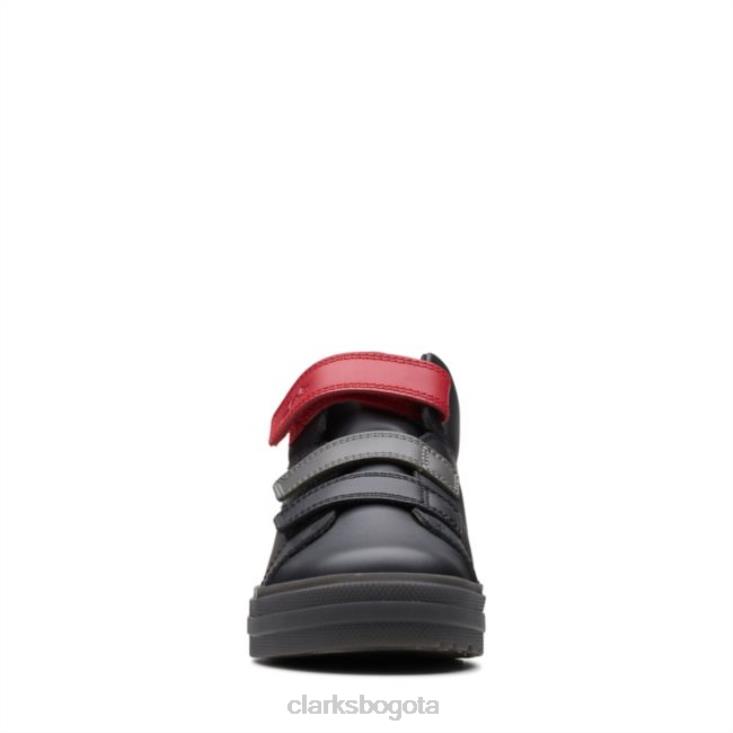 Clarks 0DX8L5922 clarks flare show niño combinación negra combinación negra niños combinación negra