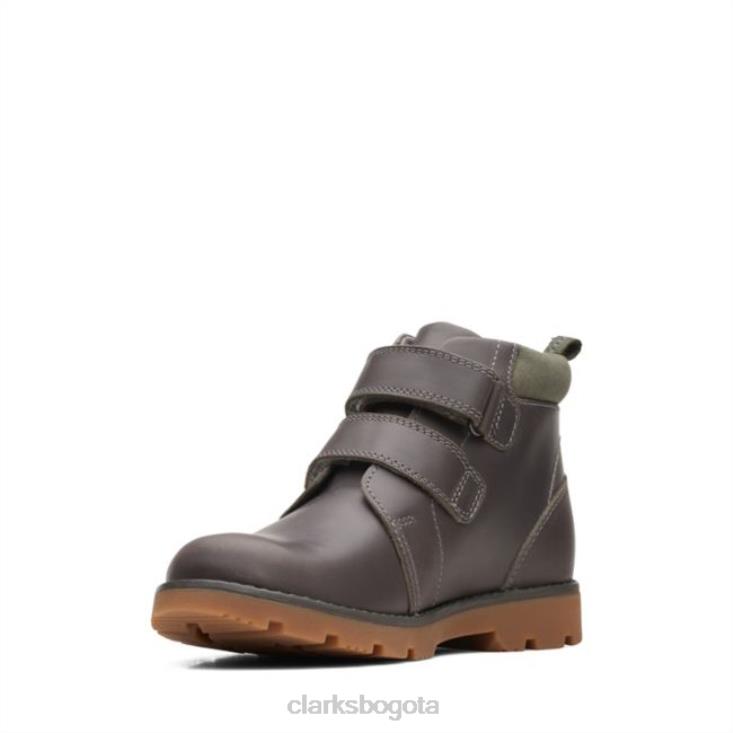 Clarks 0DX8L5925 brezo correa niño gris clarks gris unisexo gris