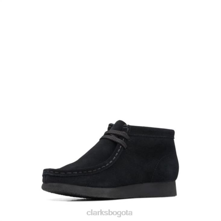 Clarks 0DX8L5927 bota wallabee ante negro antiguo clarks ante negro niños ante negro