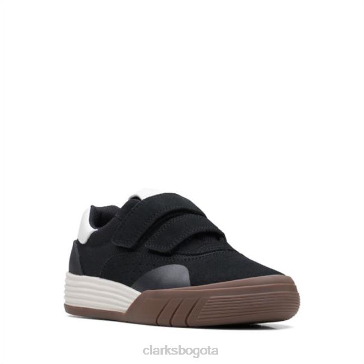 Clarks 0DX8L5951 cica run kid negro clarks negro niños negro