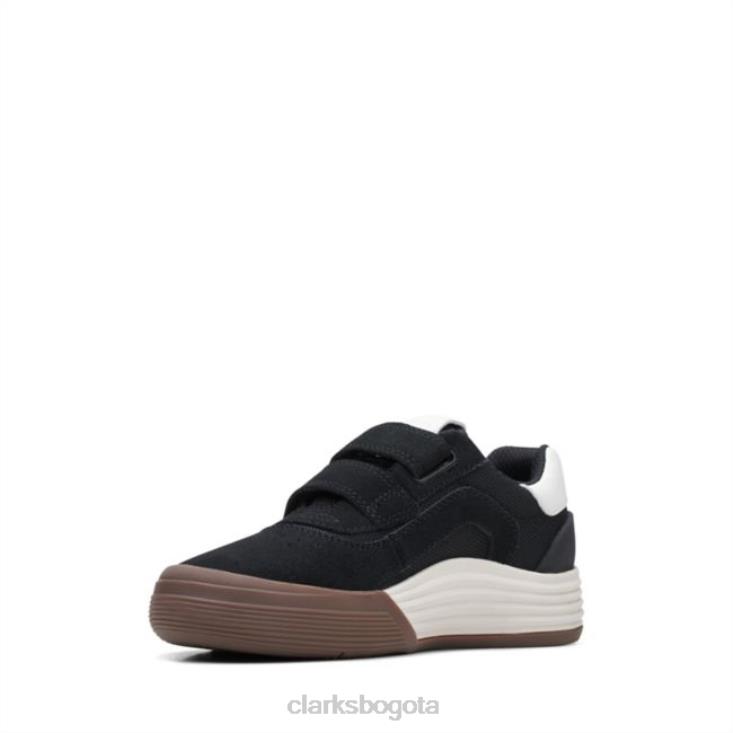 Clarks 0DX8L5951 cica run kid negro clarks negro niños negro