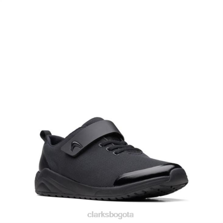 Clarks 0DX8L5960 clarks negros aeon pace negro juvenil niños negro