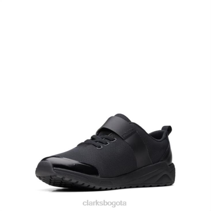 Clarks 0DX8L5960 clarks negros aeon pace negro juvenil niños negro