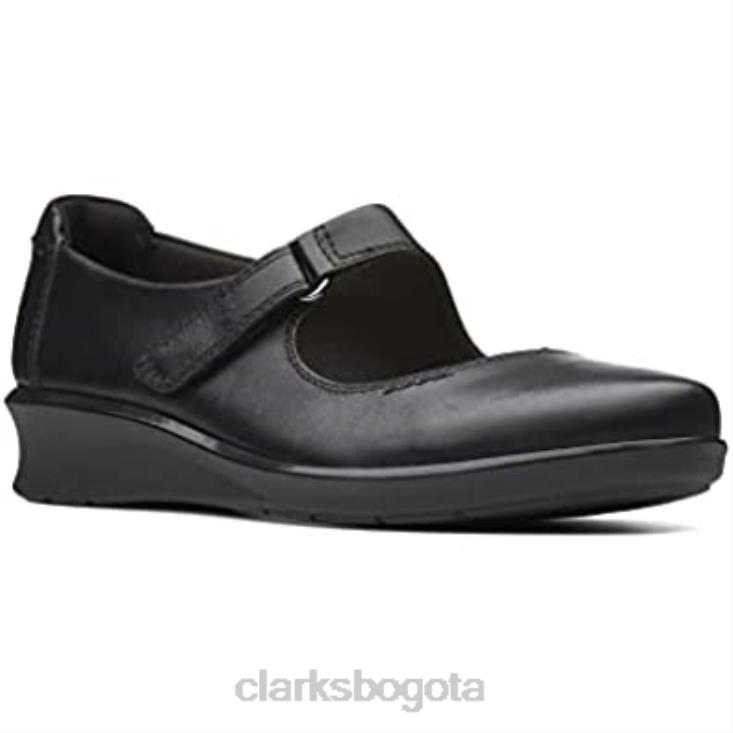 Clarks 0DX8L597 mocasines henley esperanza mujer clarks negro mujer cuero negro