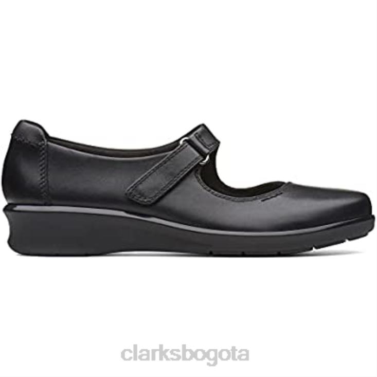 Clarks 0DX8L597 mocasines henley esperanza mujer clarks negro mujer cuero negro