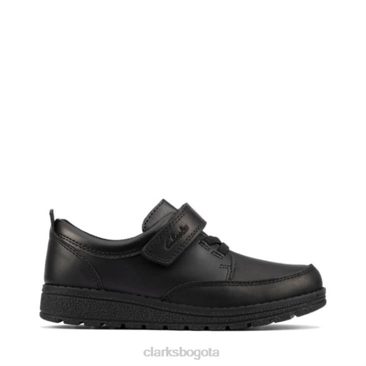 Clarks 0DX8L5973 mendip tor kid cuero negro clarks cuero negro niños cuero negro