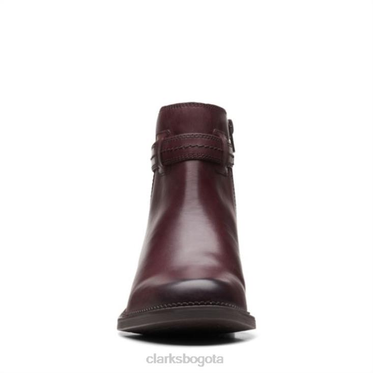 Clarks 0DX8L5986 clarks maye facilidad cuero marrón oscuro cuero marrón oscuro mujer cuero marrón oscuro