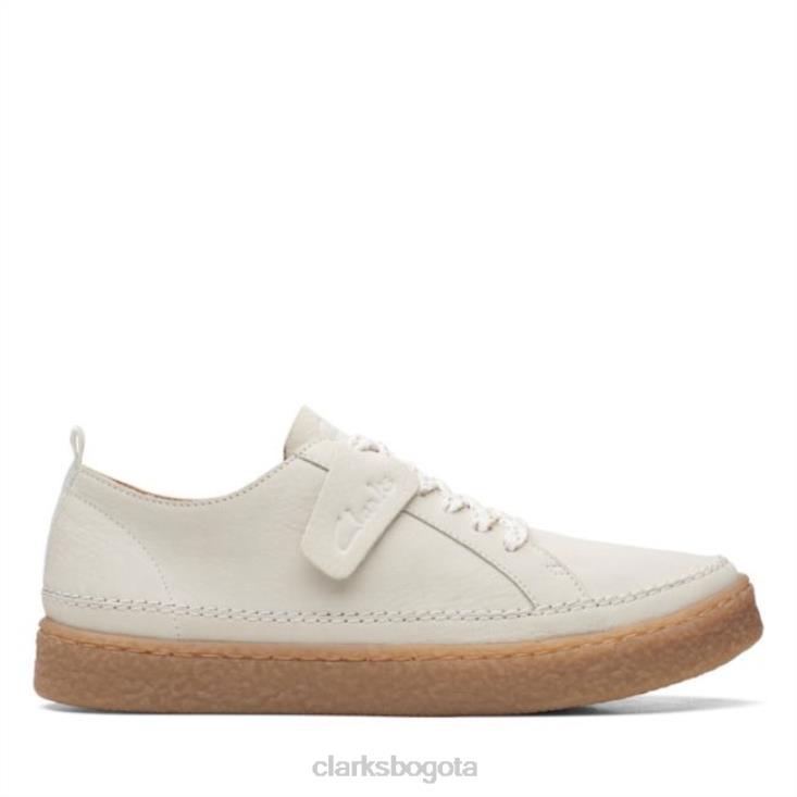Clarks 0DX8L5990 encaje de barleigh cuero blanco clarks de cuero blanco mujer cuero blanco