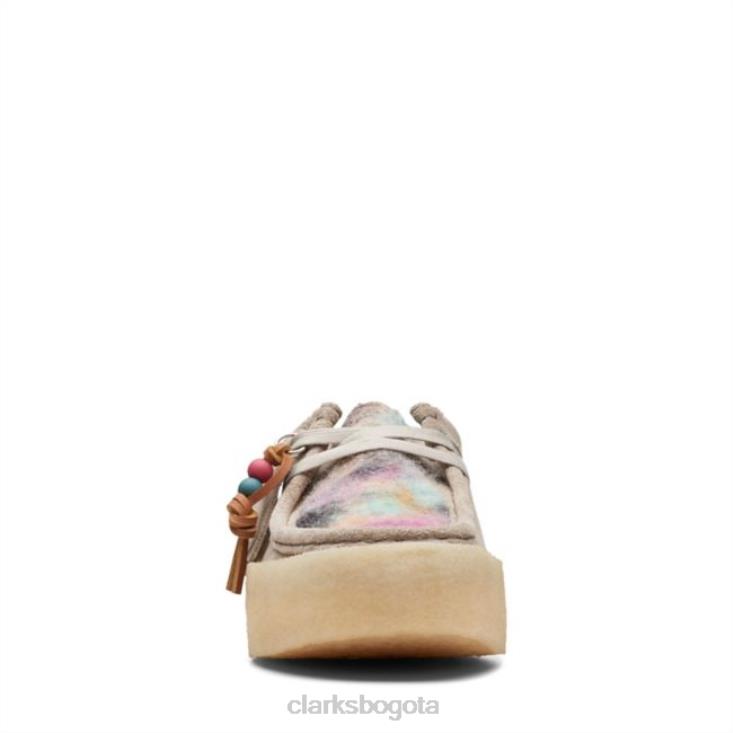 Clarks 0DX8L5996 taza wallabee gris combinación clarks unisexo combinación gris