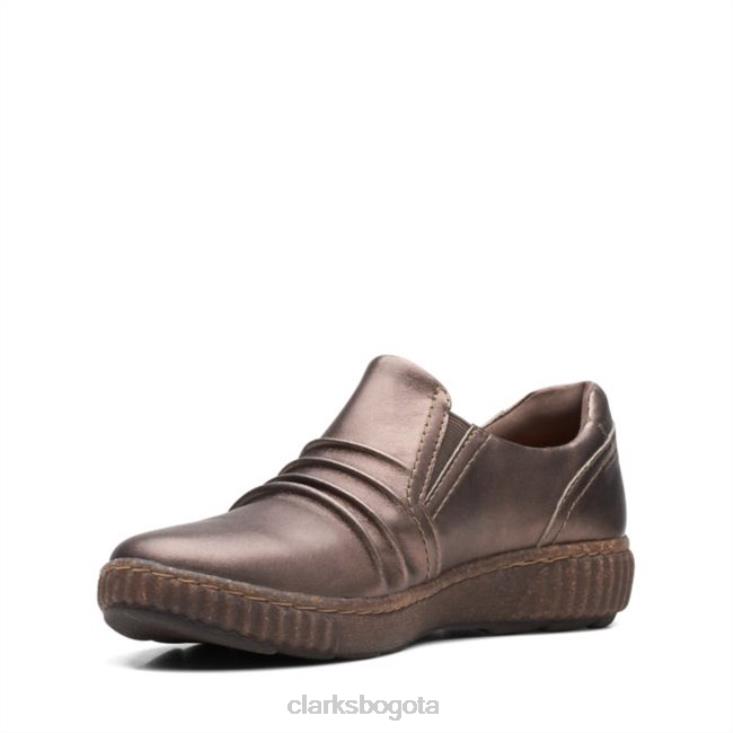 Clarks 0DX8L6014 magnolia faye bronce metálico bronce metálico clarks mujer bronce metálico