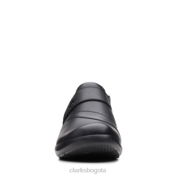 Clarks 0DX8L6024 cuero negro clarks angie perla cuero negro mujer cuero negro