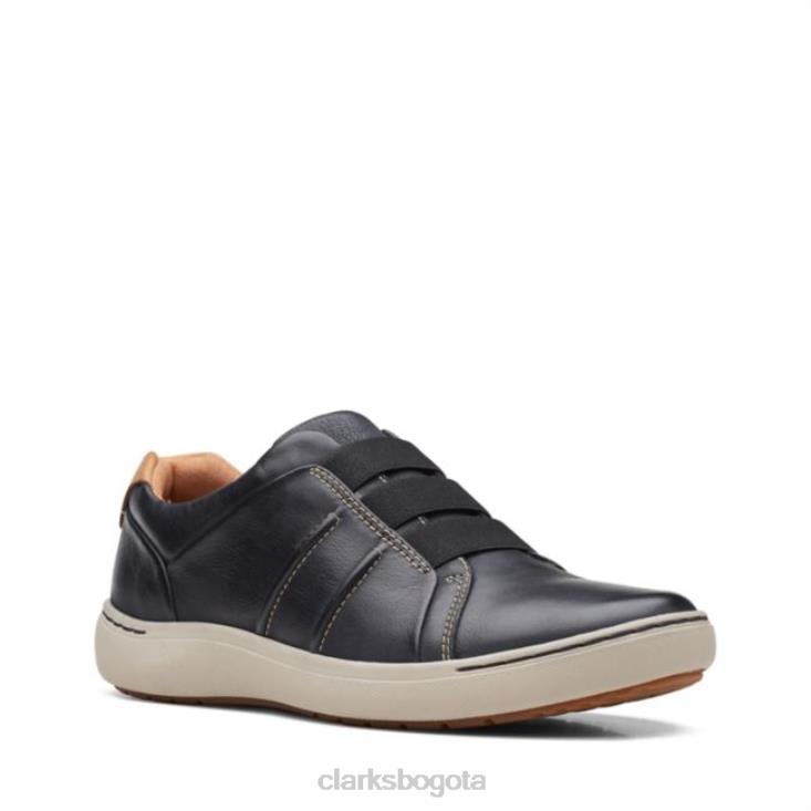 Clarks 0DX8L6029 nalle facilidad cuero negro clarks cuero negro mujer cuero negro