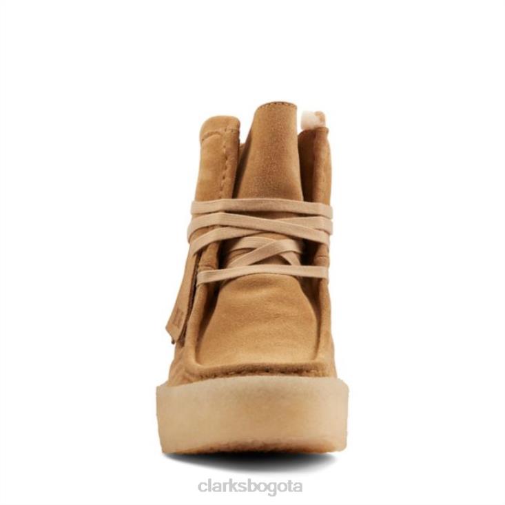 Clarks 0DX8L6036 clarks de gamuza tostado claro wallabee cup hi unisexo gamuza color canela claro